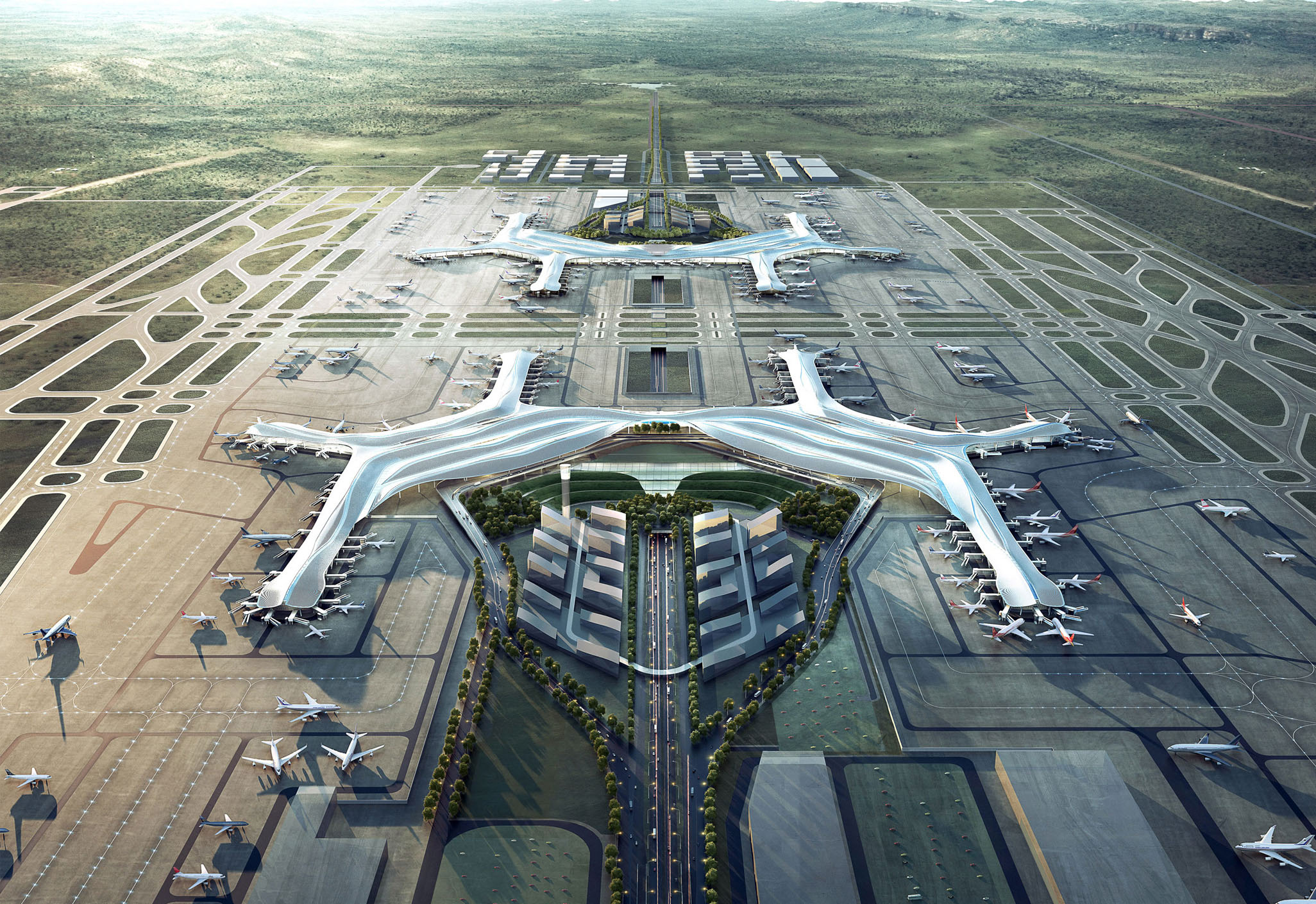 金沙js93252助推成都天府国际机场新建停车场出入口系统